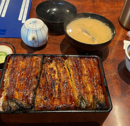 Why don’t you try unaju in Narita? One of the summits of Japanese fish dishes